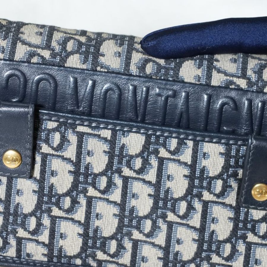 【美收精品】DIOR Oblique 老花緹花 CD Logo 翻蓋迷你肩背包 5-357-18