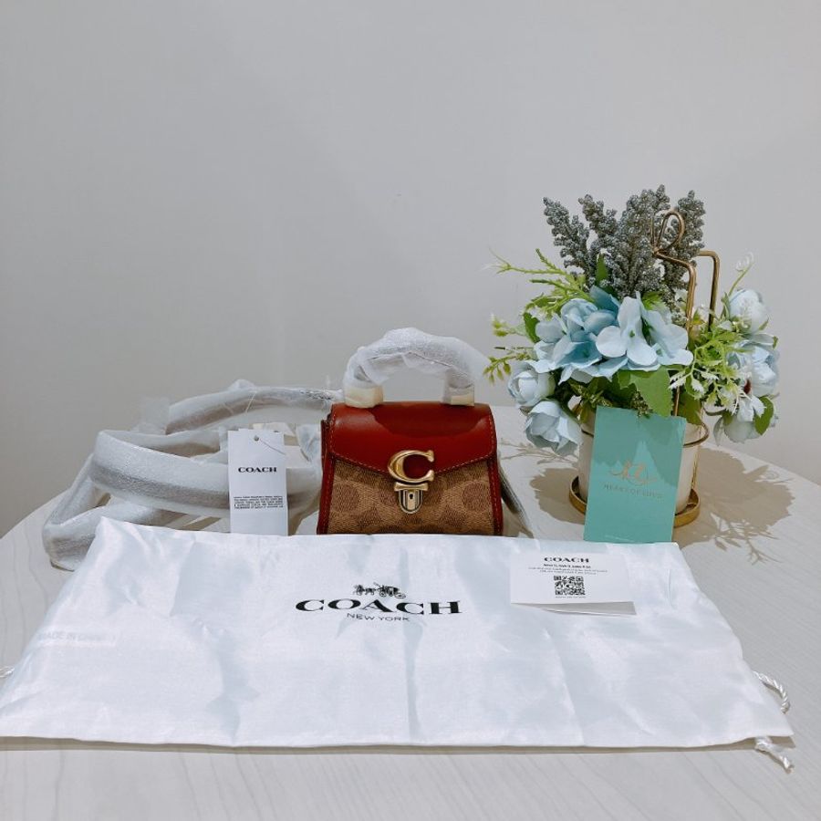TK2049 Coach 蔻馳迷你兩用包包 Mini Shoulder Bag Brown-20