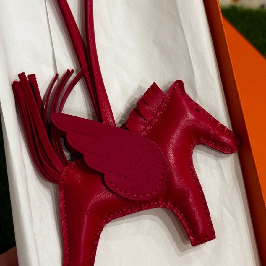 HERMES 桃紅飛馬-6