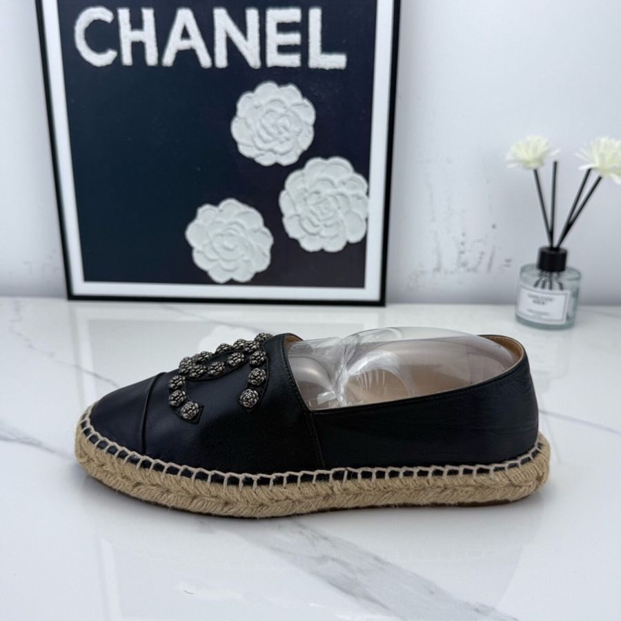 CHANEL香奈兒 山茶花漁夫鞋 38碼 🧡-3