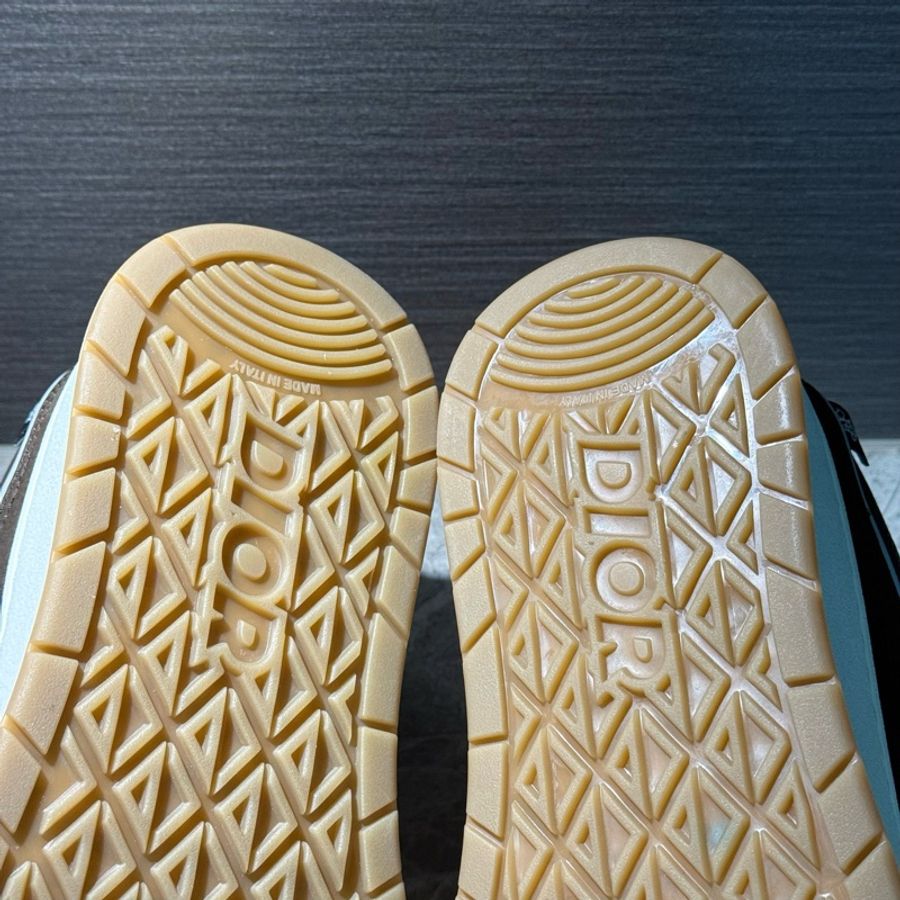Dior 迪奧女鞋 棕色聯名款b713系列麵包板鞋 38碼 99新-6