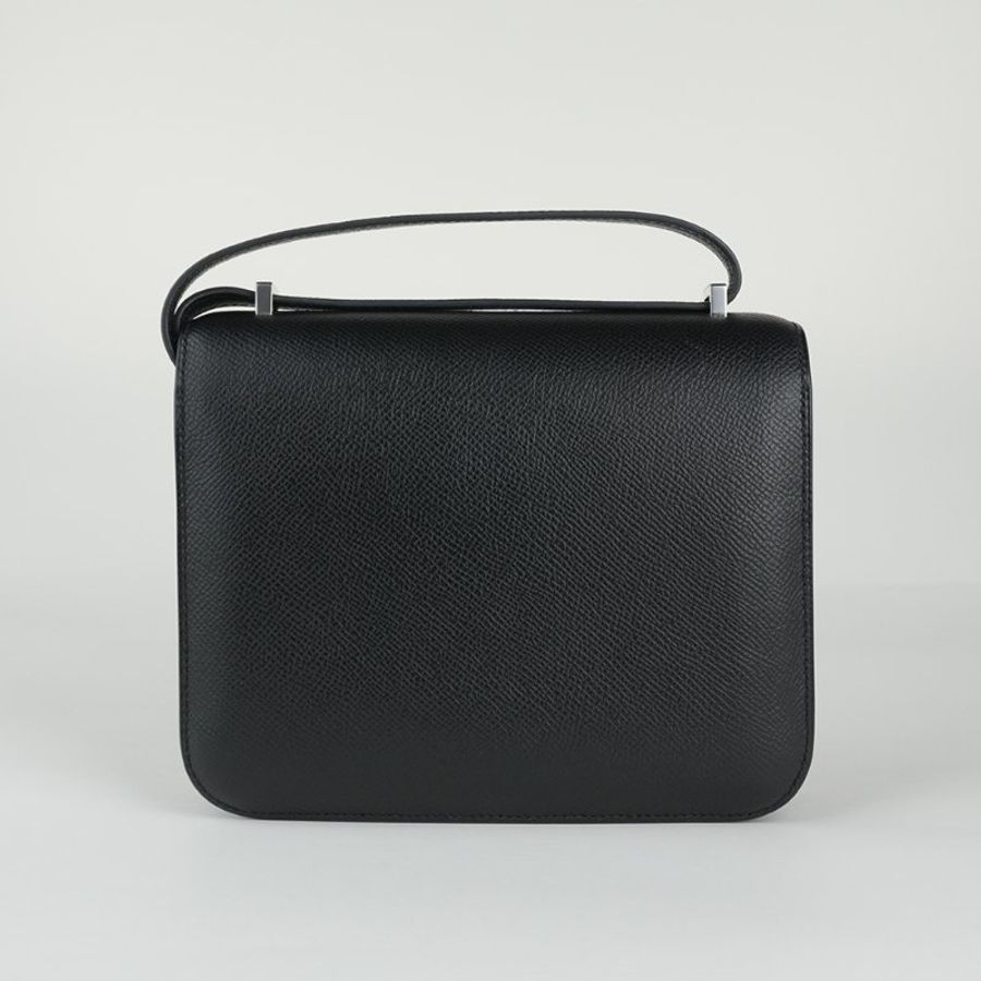 KESH 凱仕國際精品【經典品味,收藏級存在】HERMÈS Constance 19 愛馬仕 黑色銀釦康康包-8