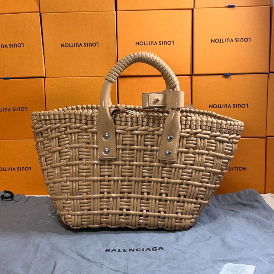 🎁 全新閒置 Balenciaga 巴黎世家 編織包/籃子包/手提斜背兩用包-2