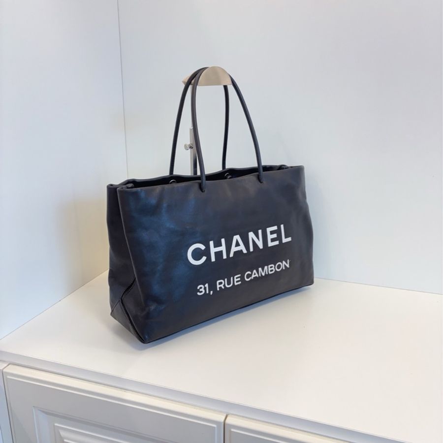 ✨Chanel 31Rue Cambon 康鵬街全皮tote 98新🖤-3