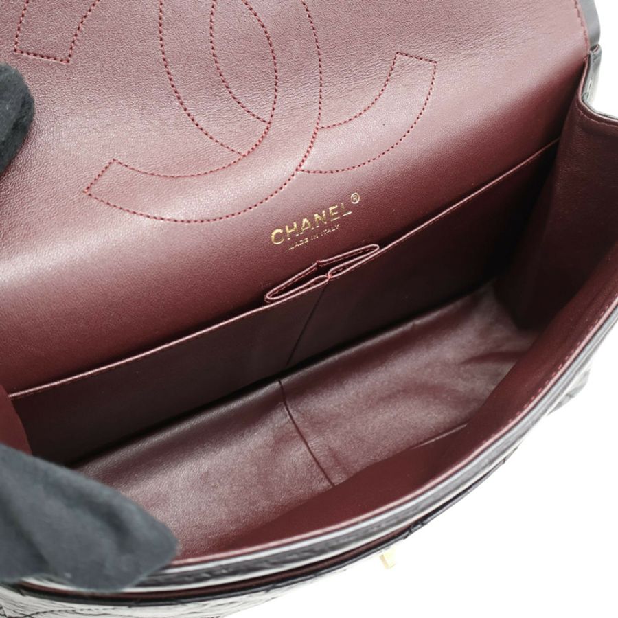 黑色 菱格紋 牛皮 2.55 肩背包【CHANEL 香奈兒】 A37587-2