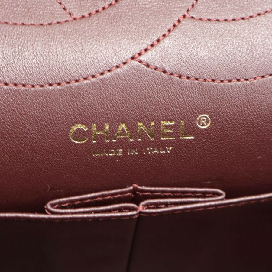 黑色 菱格紋 牛皮 2.55 肩背包【CHANEL 香奈兒】 A37587-4