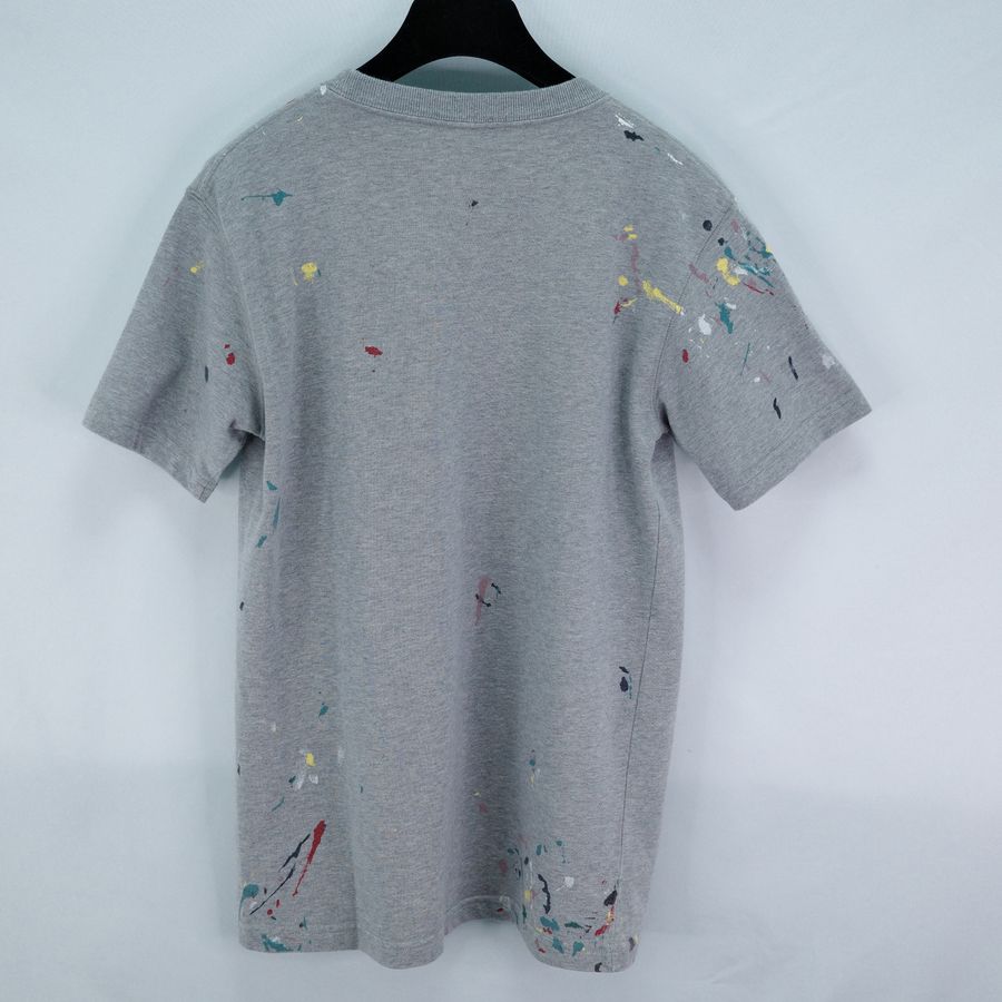 Dior 迪奧 彩繪 刺繡Logo 灰色 短袖上衣-5