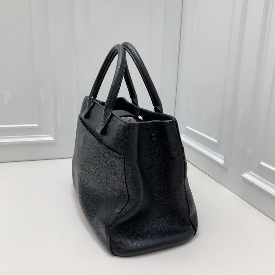 香奈兒/Chanel 黑金荔枝托特包-3