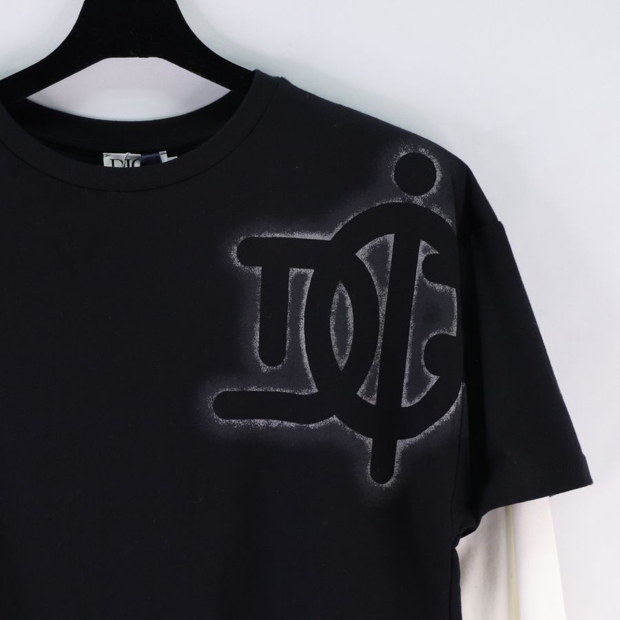 Dior 迪奧 童裝 純棉 兩件式 長袖上衣-1