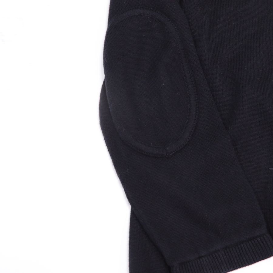 Dior 迪奧 童裝 假兩件式 蜜蜂刺繡 黑白色 長袖上衣-7