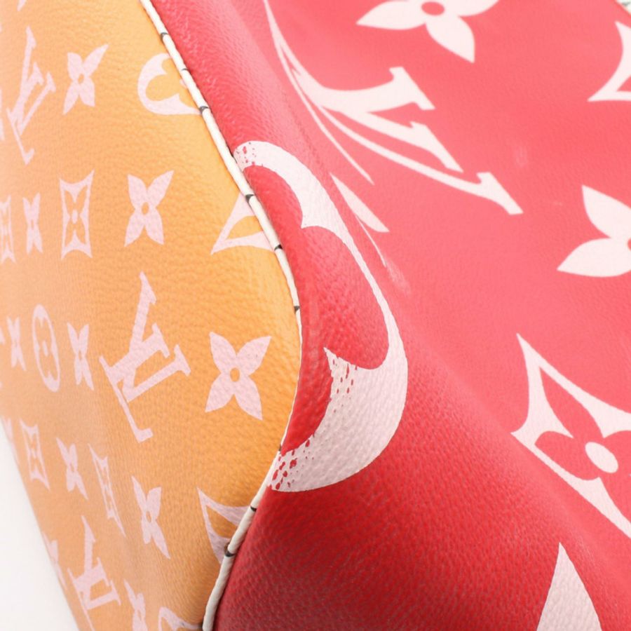 路易威登 Neverfull MM 手提單肩包 M44567 Monogram Giant Rouge 二手-7