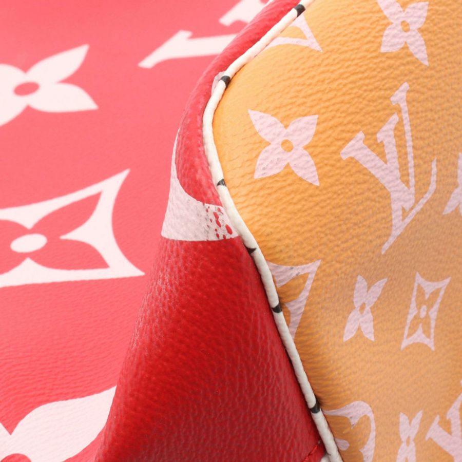 路易威登 Neverfull MM 手提單肩包 M44567 Monogram Giant Rouge 二手-8