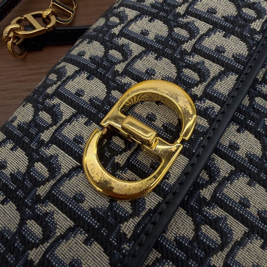 Dior迪奧新款小號蒙田Avenue 30鏈條包單肩斜挎包 尺寸22.5x6.5x12.5cm-5
