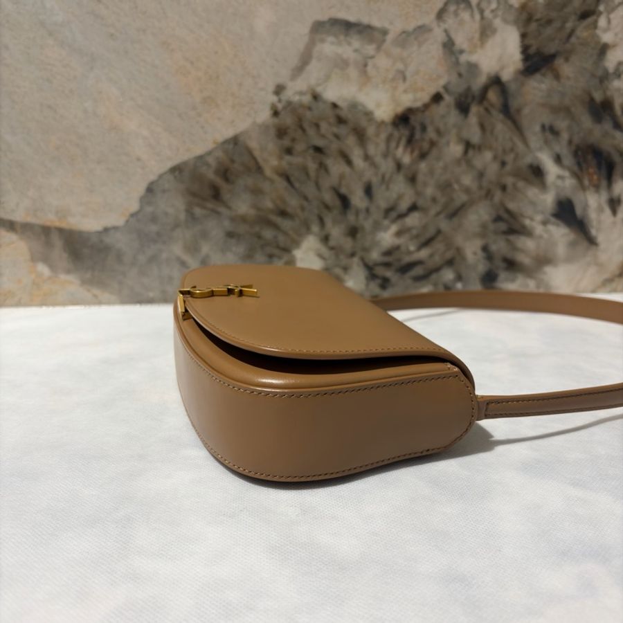 YSL 棕牛皮Voltaire Box肩背包-6