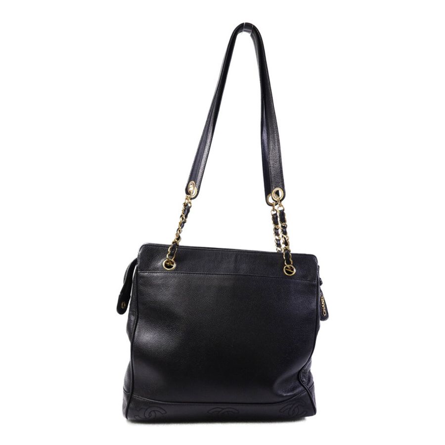 CHANEL 牛皮皮革Vintage Tote Bag肩背袋-1