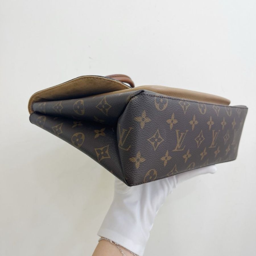 路易威登/Louis Vuitton Marignan 老花滿印鎖頭郵差包-2