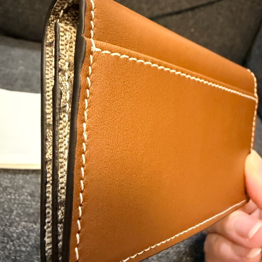 Gucci 專櫃正品 GUCCI 828314棕色 花紋 卡夾 零錢包-10