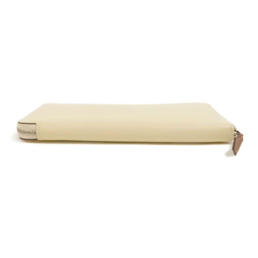 HERMES Epsom皮革Silk In Classique長錢包Nata-3