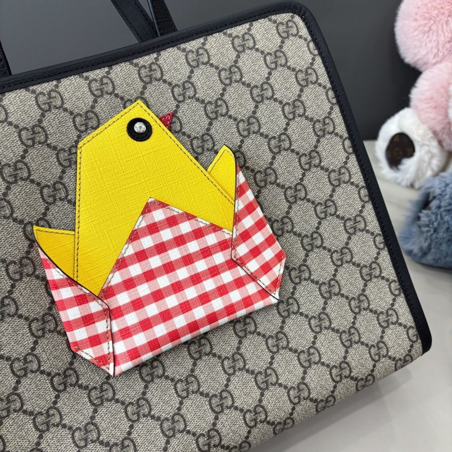 Gucci 小雞老花tote包手提包 正品-1