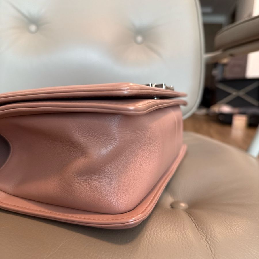 Chanel Boy 25 稀有乾燥玫瑰粉色-25