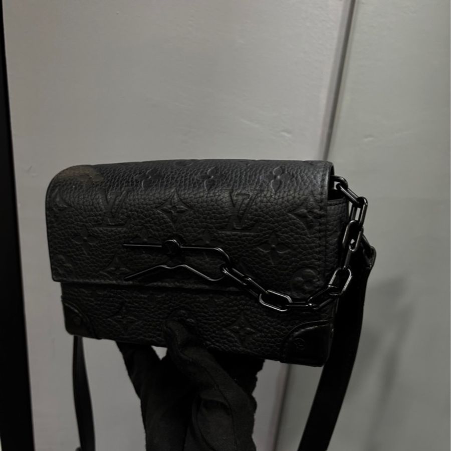狀況好🌟Louis Vuitton LV Steamer 黑色壓紋皮革|Classic Trend CT精品|台北東區實體-5