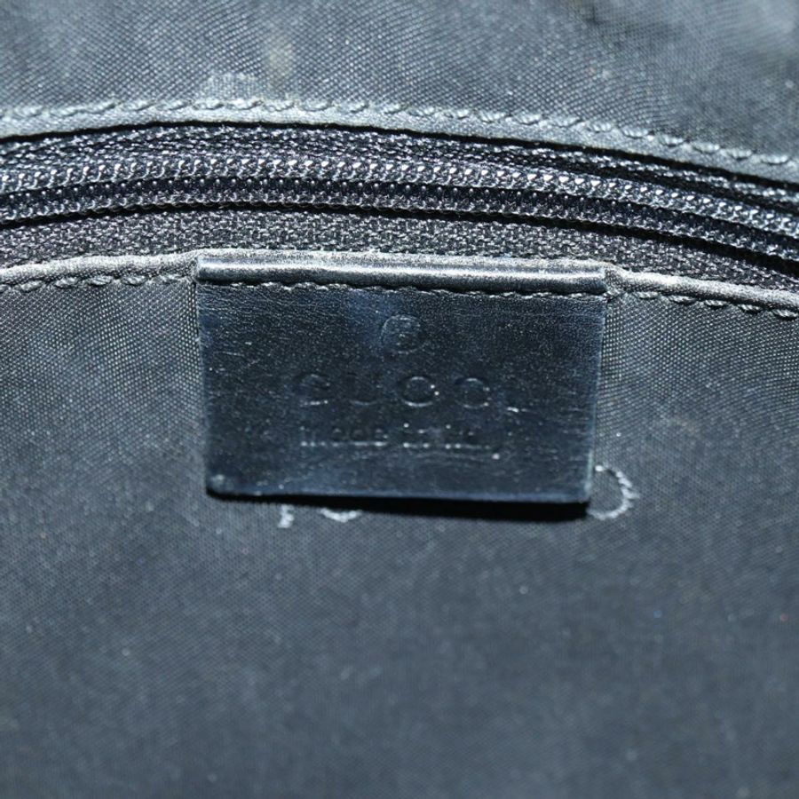 【日本直送】GUCCI 竹節 GG 帆布手提包 黑色 銀色 001 3865 正品 am11509A-18