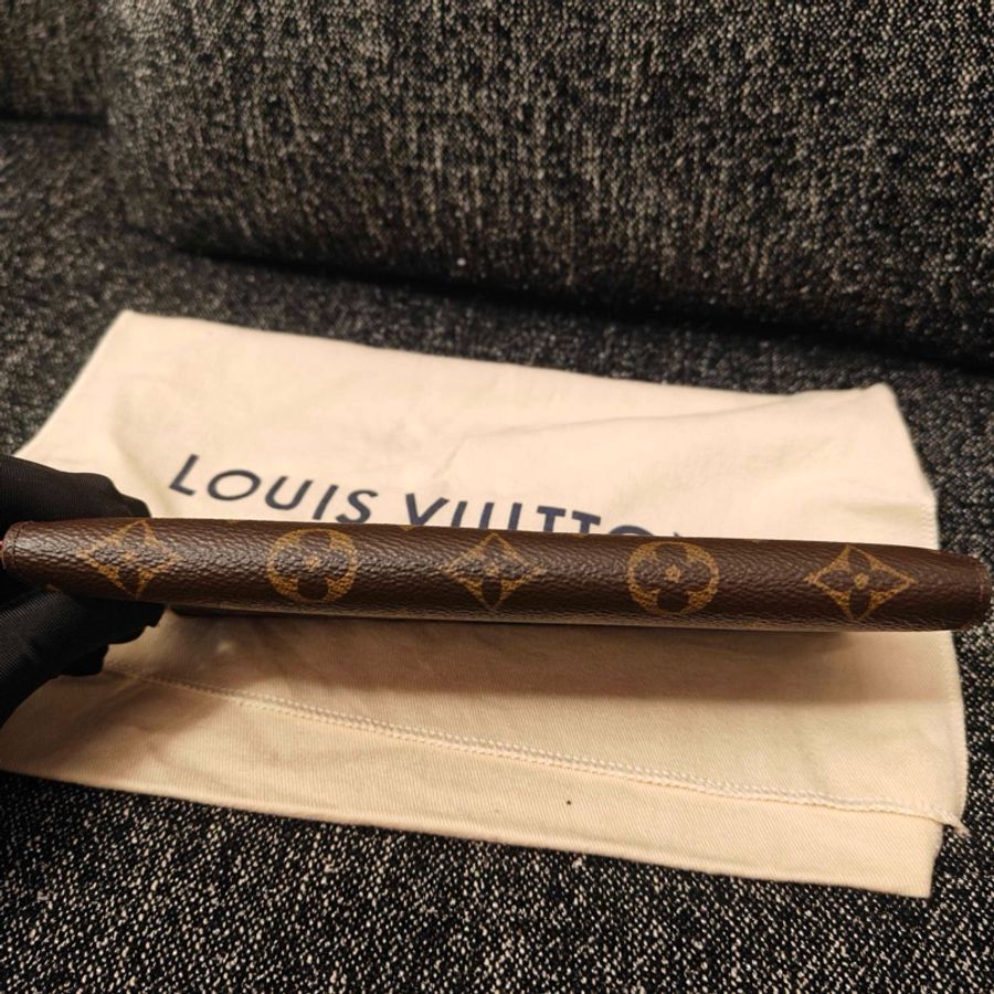 Louis Vuitton 路易威登 老花長款拉鍊錢包 22*10 配塵袋-1