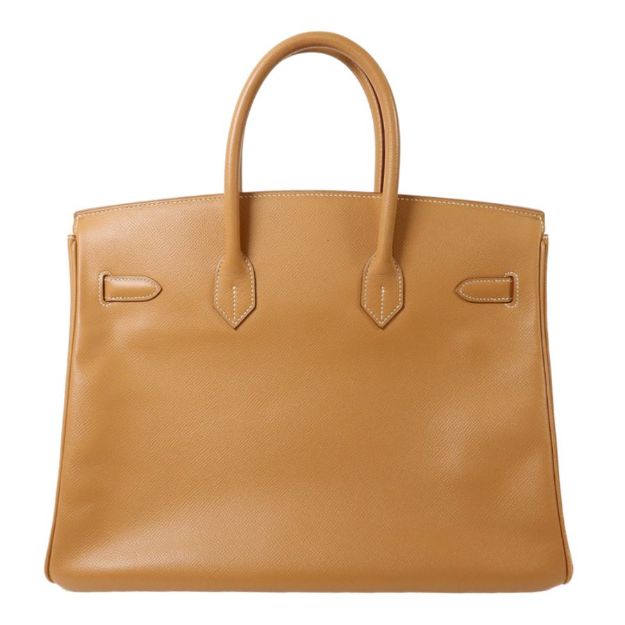 HERMES Epsom皮革Birkin 35手挽袋Gold-1