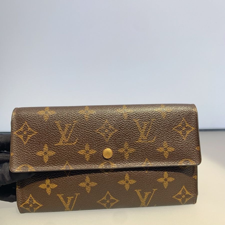 lv/路易威登 老花藍色豆豆長款錢包 銀包 尺寸:約19*10*3 cm-0