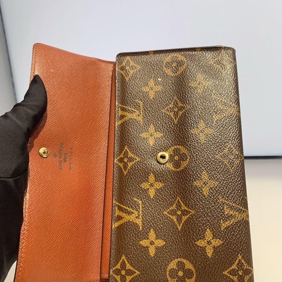 lv/路易威登 老花藍色豆豆長款錢包 銀包 尺寸:約19*10*3 cm-4