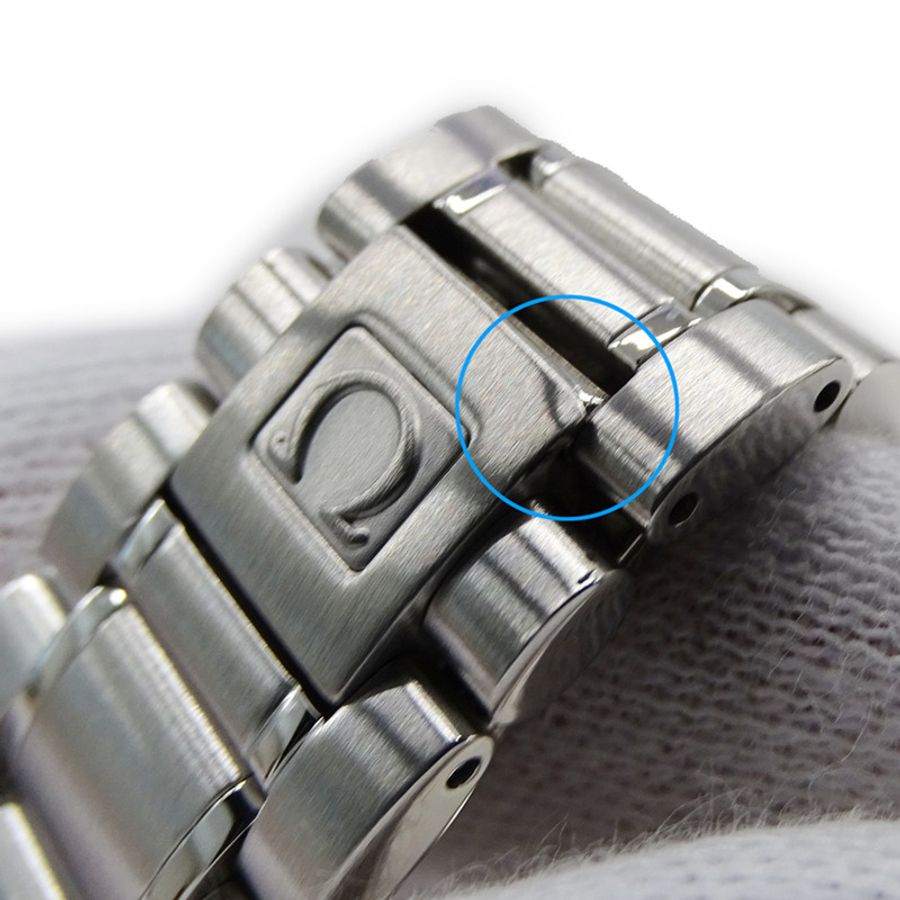 歐米茄超霸系列3513.50男士腕錶,品牌名稱,日期顯示,計時碼錶,自動上鍊,不鏽鋼(SS),銀色,黑色-8