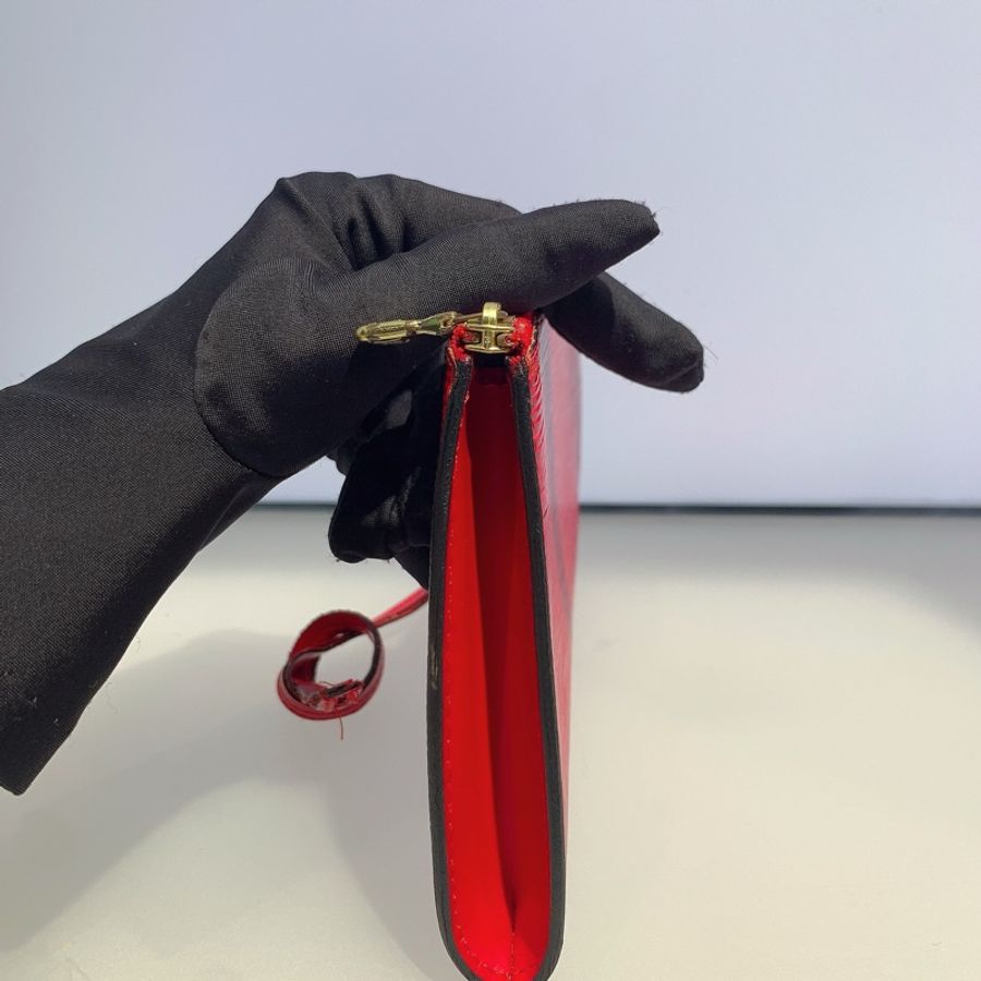Lv紅色水波紋長款錢包 尺寸20cm×2cm×10cm-7