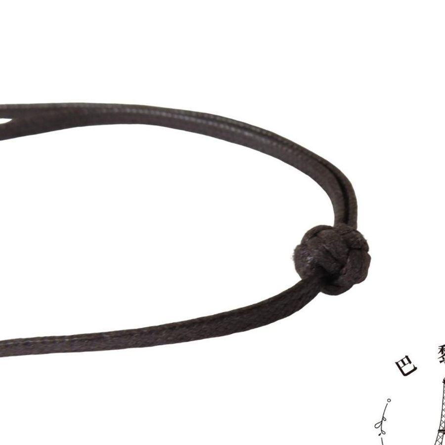 【巴黎站二手名牌專賣店】*現貨*HERMES 愛馬仕 真品*Isthme 水牛角拼接圓環長鍊-2