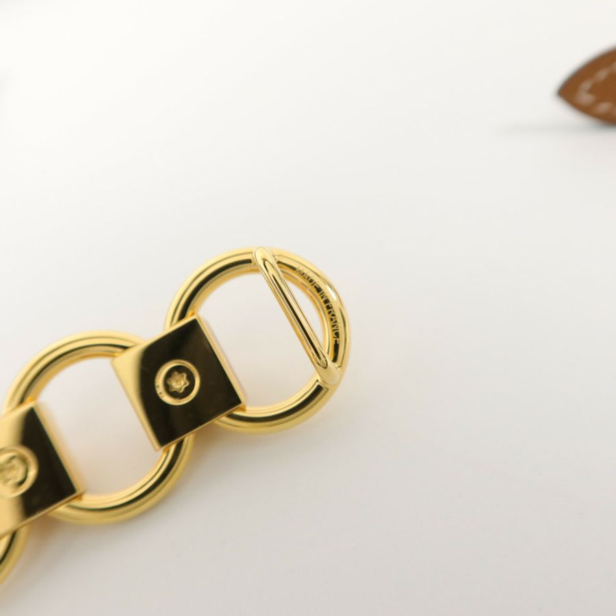 HERMES Epsom皮革Belt皮帶Gold-10