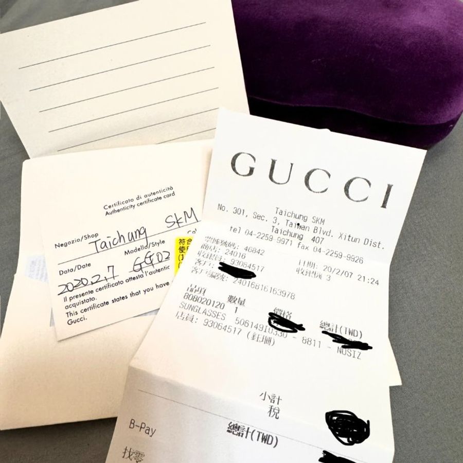 黑白馬小姐的斷捨離~GUCCI 珍珠飾腳墨鏡-9