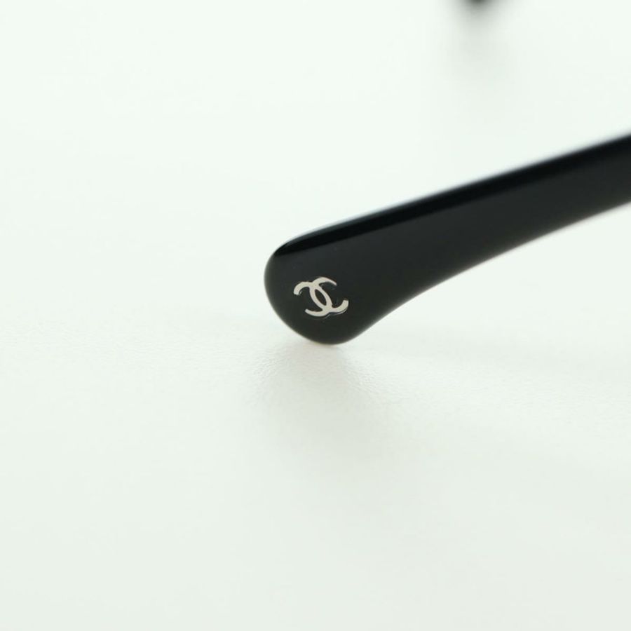 【日本直送】香奈兒 (CHANEL) 太陽眼鏡,金屬銀色,型號 4242 CC,Auth 177100V-13