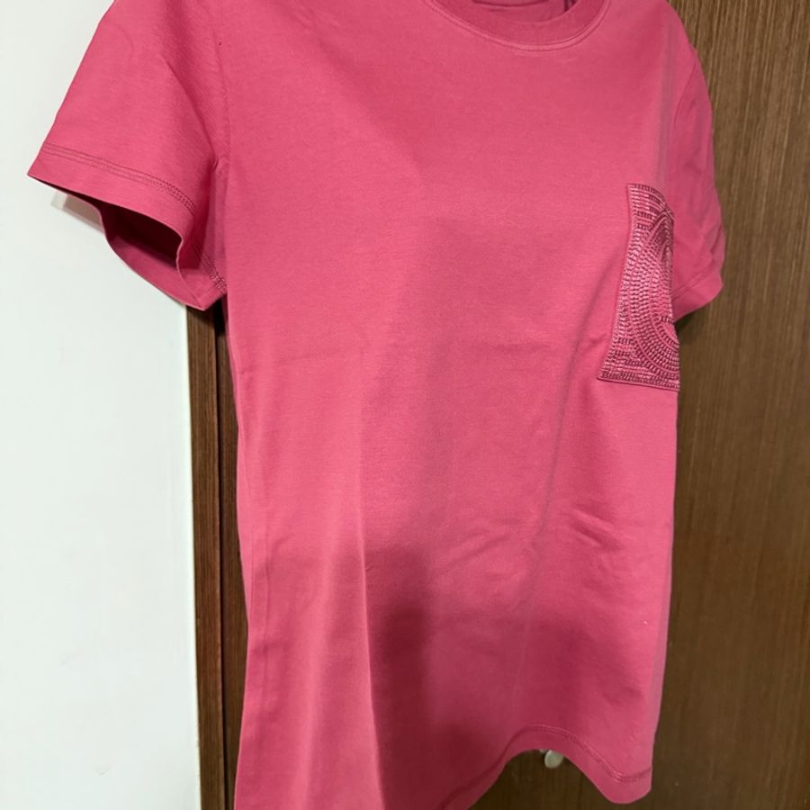 Hermès 刺繡短T-3