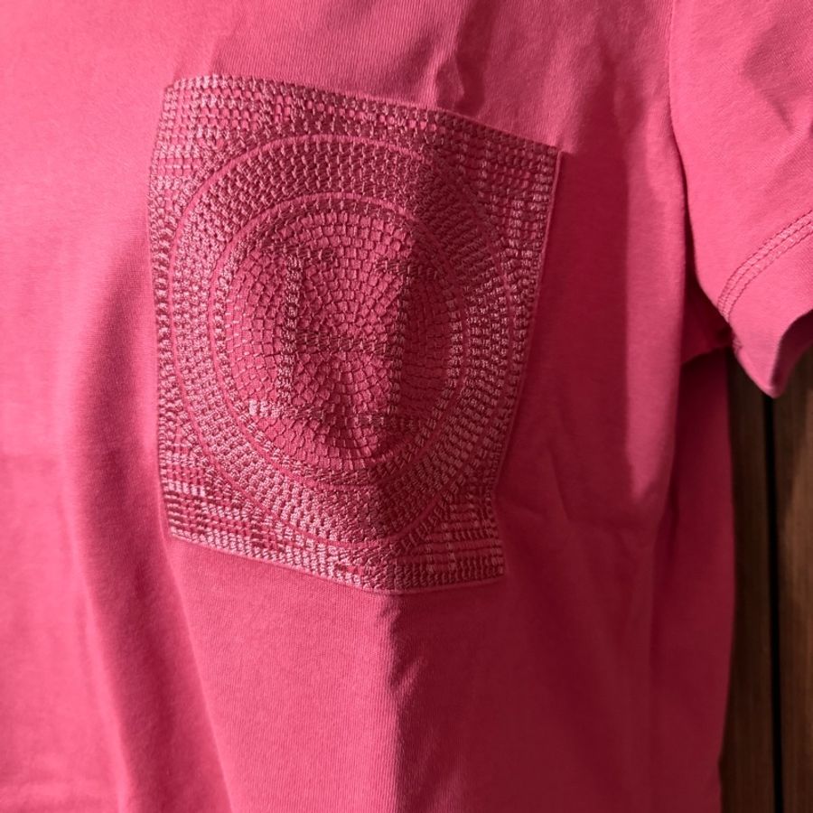 Hermès 刺繡短T-8