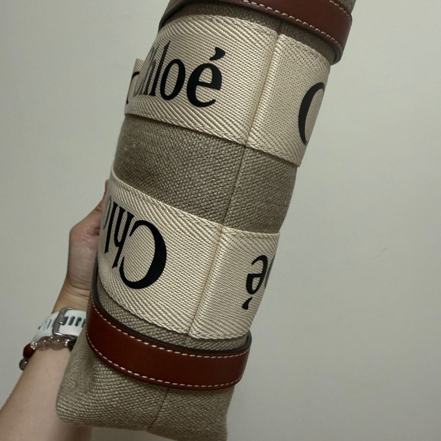 Chloe woody 托特包（小）咖啡色-1