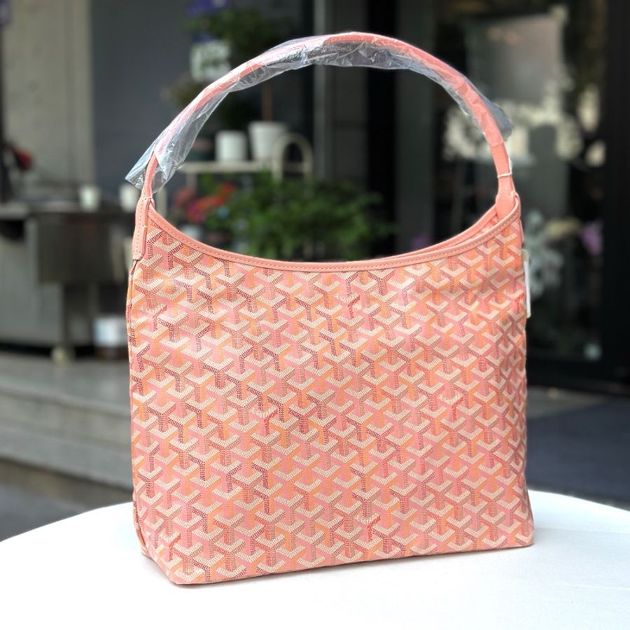 Goyard 戈雅Hobo限量款炫彩櫻花粉,中號,單肩包-2