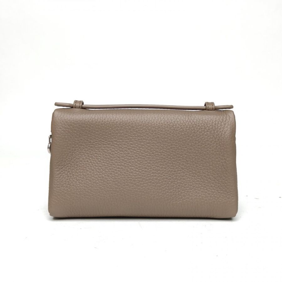 LORO PIANA 灰色牛皮ExtraPocketL15mini手提包-2