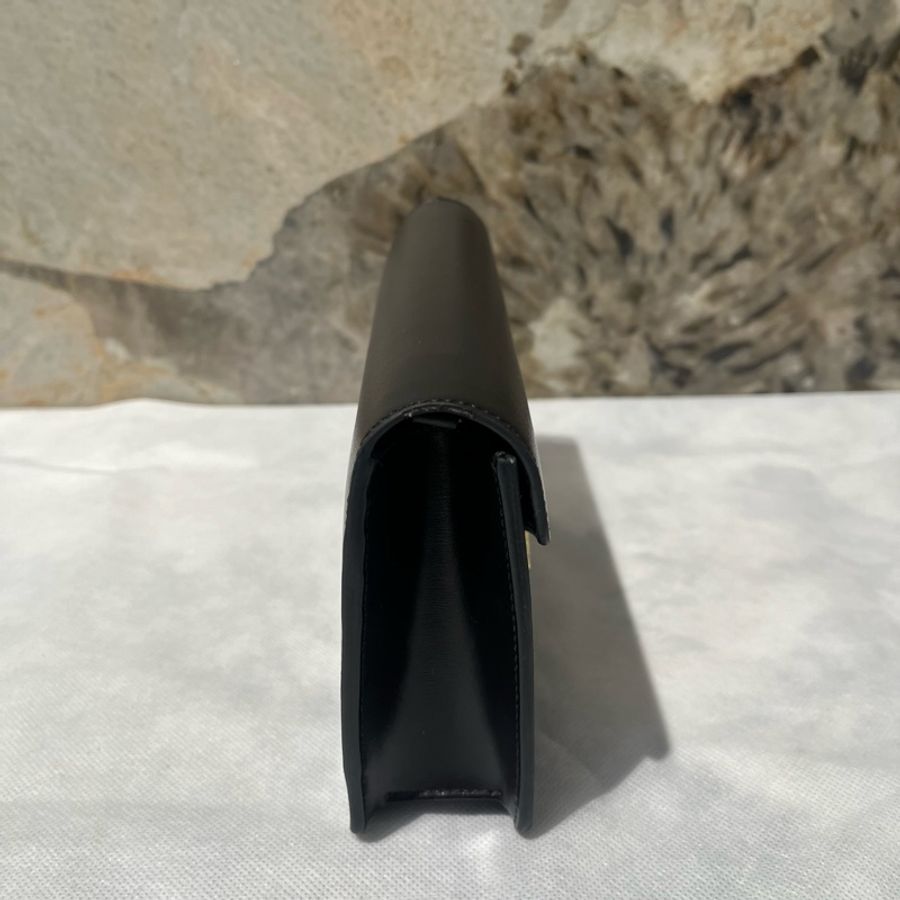 Celine黑金牛皮凱旋門WOC鏈條斜背包-1