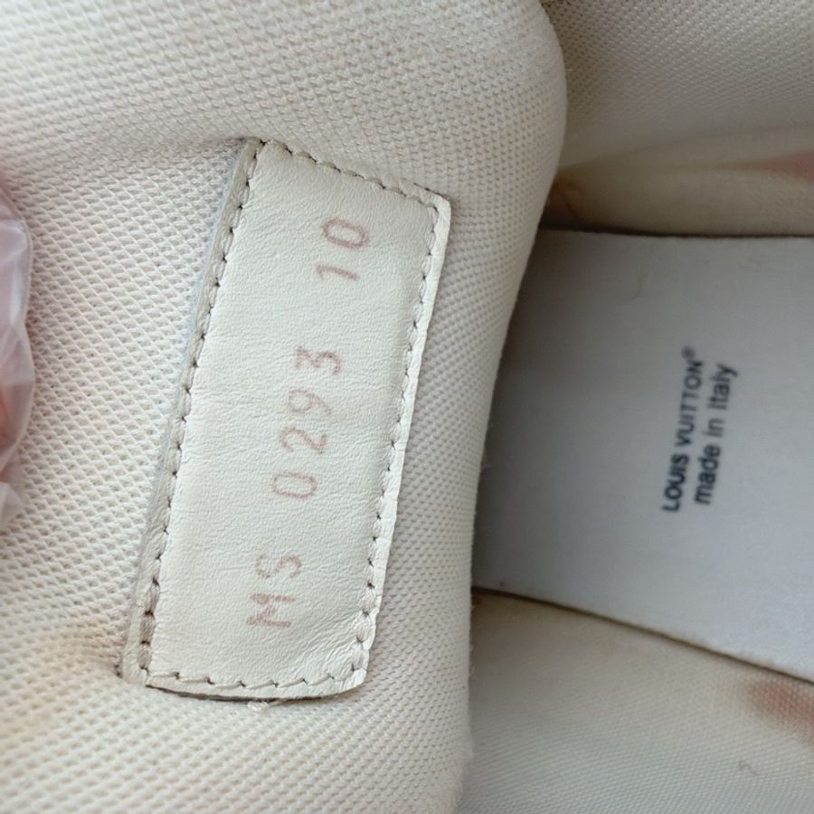 LV/路易威登Trainer 皮革 男款 棕灰色鞋墊後配 44碼-6