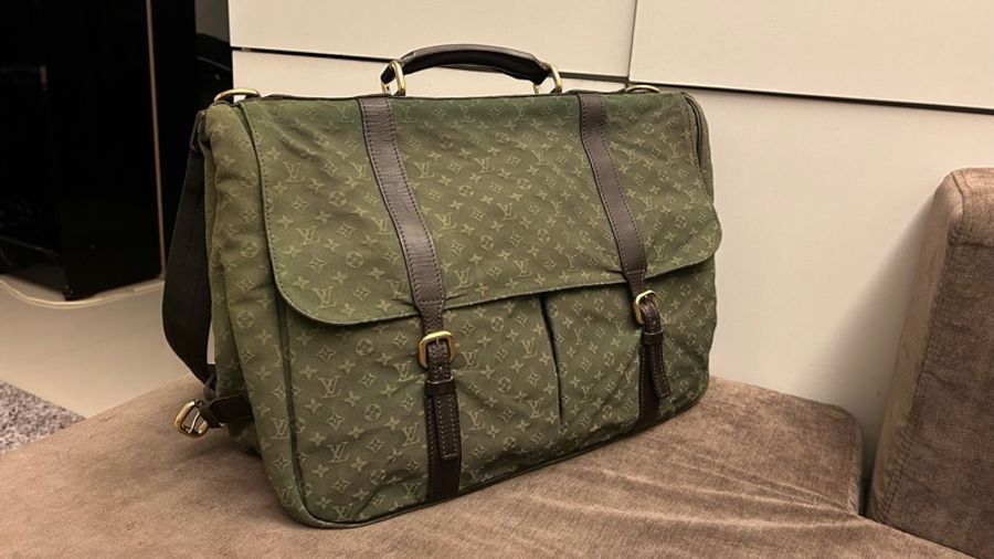 絕版 Louis Vuitton LV Monogram Mini Canvas Denise Shoulder Bag messnger bag 陳冠希 帆布-1