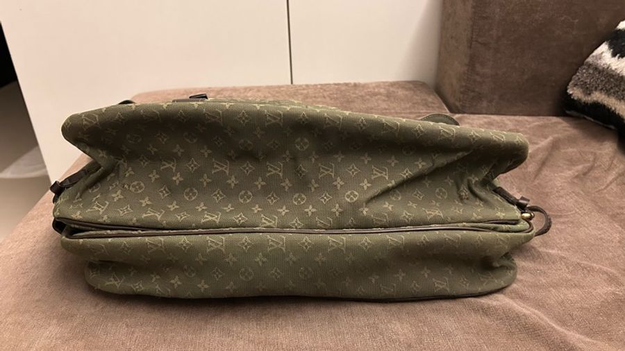 絕版 Louis Vuitton LV Monogram Mini Canvas Denise Shoulder Bag messnger bag 陳冠希 帆布-5