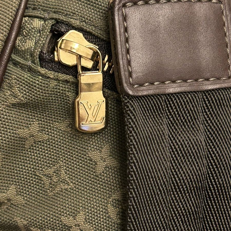 絕版 Louis Vuitton LV Monogram Mini Canvas Denise Shoulder Bag messnger bag 陳冠希 帆布-9
