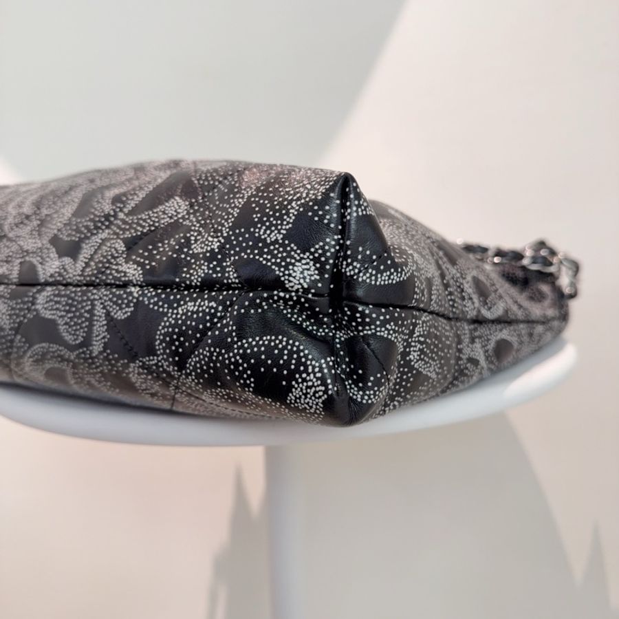 香奈兒Chanel 23K秋冬系列 全皮山茶花22bag 中號 單肩包-5