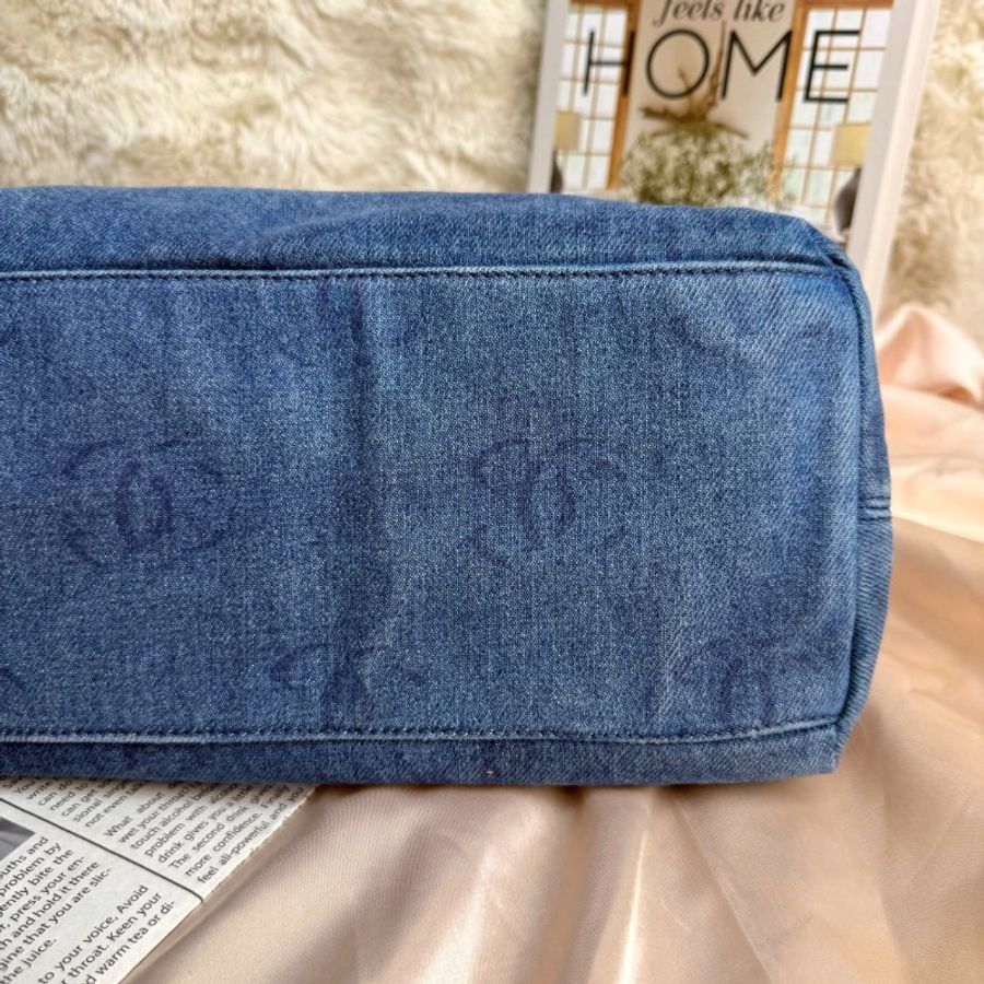 Chanel Denim CC Hobo牛仔-6