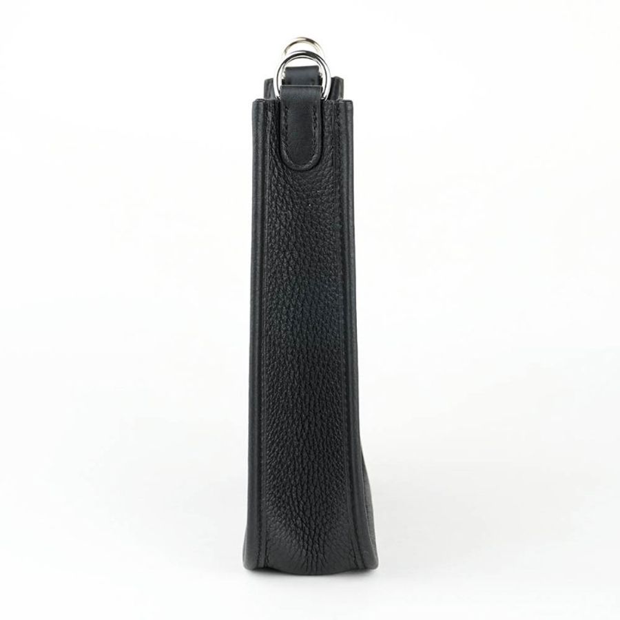 KESH 凱仕國際精品【低調鬆弛、高級日常感】HERMÈS Evelyne 16 Mini 愛馬仕 黑色銀釦依芙琳肩背包｜TPM 16｜W 刻 2024 年-6