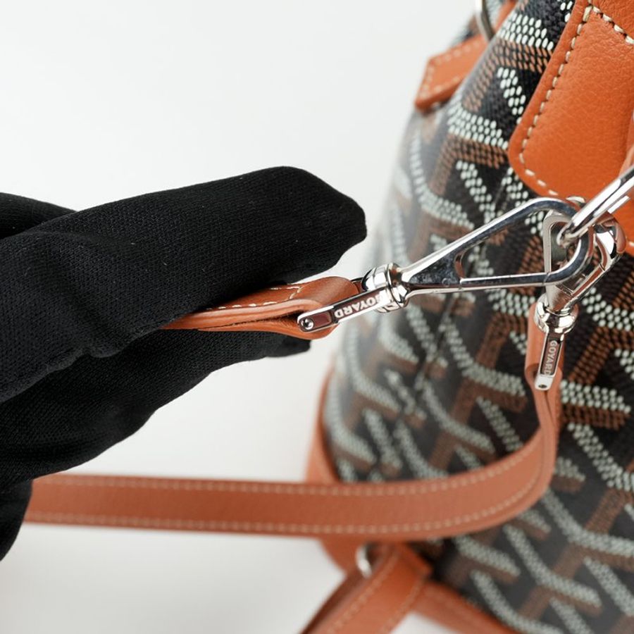 KÉSH 凱仕國際精品【法式鬆弛氛圍】GOYARD Alpin Mini 棕色迷你後背包｜經典 Goyardine 帆布-10